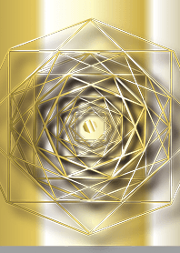 Gray : Feng Shui Gold Octagon