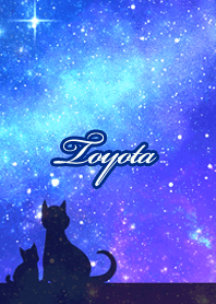 Toyota Milky way & cat silhouette