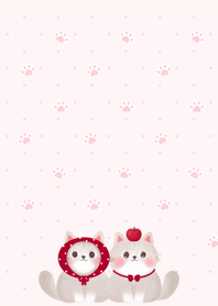 Little red hood cat