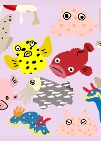 Strange group at sea03 light purple