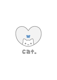 Cat Butterfly [White]