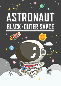 misty cat-Astronaut black