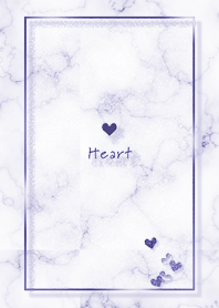 Marble and heart Purple85_2