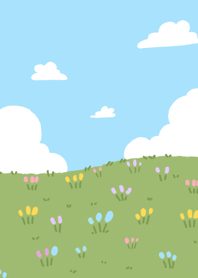 Pastel Meadow Sky (Green07)