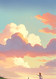 田園風光-春の丘の草原 4MAXm