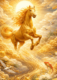 Rising Luck: Golden Horse of Light#9