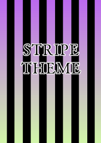 GRADATION STRIPE-PURPLE YELLOW GREEN-BLj