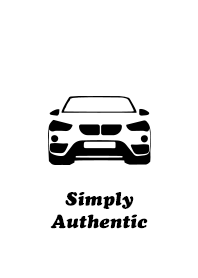 Simply Authentic Premium Car White-Black