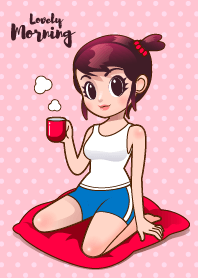 Cute Girl : Lovely Morning