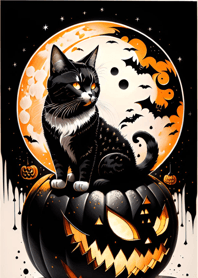 halloween cat 9E4b36