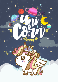 Unicorn Funny Galaxy Night