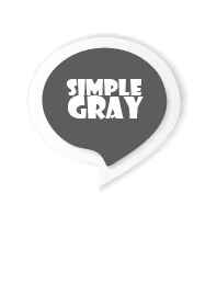Gray Button In White V.3