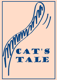 cat's tale (NAVY AND PINK)