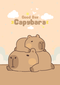 Capybara Good Day - Pastel