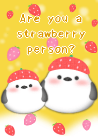 strawberry shimaenaga bird theme yellow
