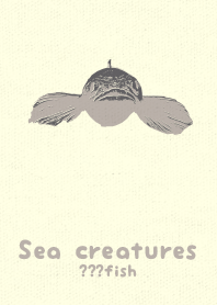 Sea crt ?fish Slate gray