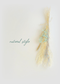 Natural Style (Dried Flower Blue)