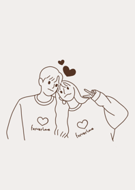 Forever love minimal