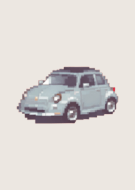 Car Pixel Art Theme  Beige 01