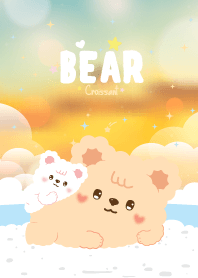 Croissant Bear Seaside Twilight