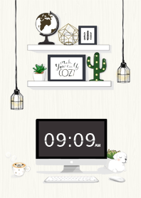 Cozy desk
