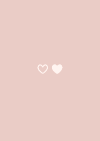 mini heart 04  - pink beige 02