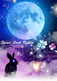 Space Luck Rabbit Moon