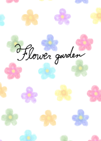 Flower garden-Colorful2-