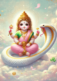 Lakshmi and Snake 006