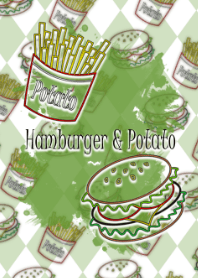 Hamburger & Potato -Pop style-