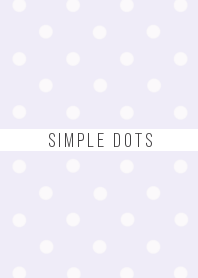 SIMPLE DOTS <purple&white>