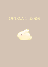 OHIRUNE USAGI [cream]