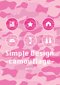 Simple Design -pink camouflage-