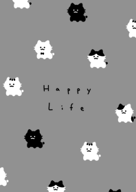 Smile Cats(NL)/black gray.