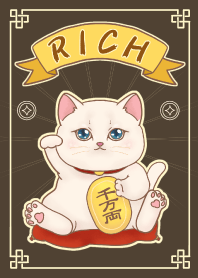 The maneki-neko (fortune cat)  rich 30