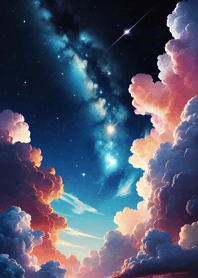 Bright Moon and Dawn F38376