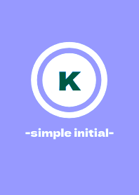 simple initial-K- THEME 96