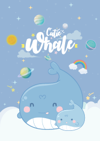 ปลาวาฬ เบบี๋ กาแล็กซีสีฟ้าอ่อน