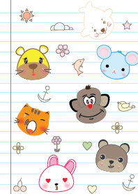 Cute animals theme v.5