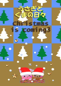 Rabbit and bear daily<Xmas is coming3>