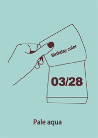 生日顏色 3月28日 簡單
