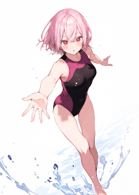 競泳部泳裝美少女3