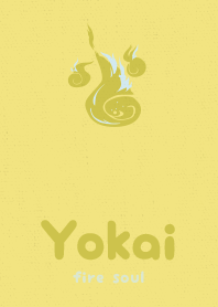Yokai fire soul  autumn yellow