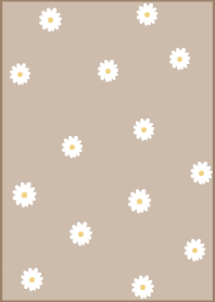 flowers bloom /beigebrown