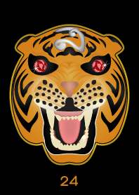 Tiger Lucky Number 24 (Orange)