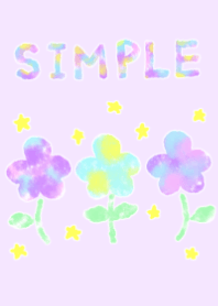Theme of a simple flower3