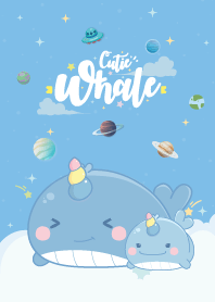 ปลาวาฬ ยูนิคอร์น เบบี้ กาแล็กซีสีฟ้าอ่อน