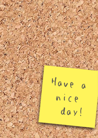 コルクボード＆付箋