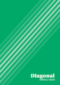 Diagonal Emerald Green