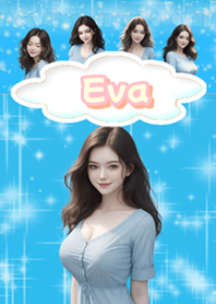 Eva beautiful girl blue04